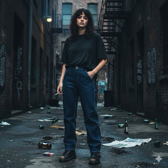 NWT Carhartt Men 29X32 Y2K Distressed Dungaree Carpenter Grunge STAINS!! - Picture 2 of 16